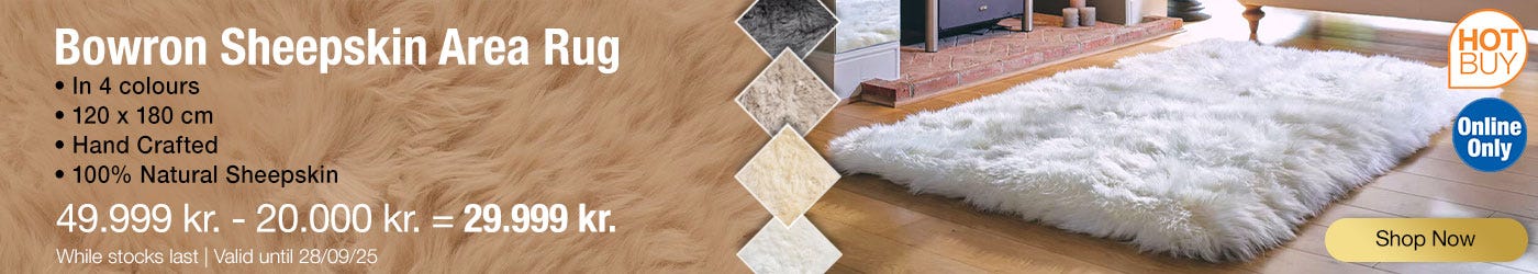 Bowron Sheepskin Area Rug