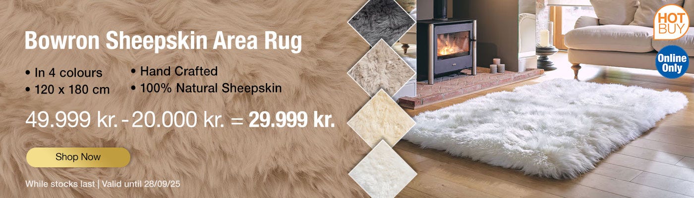 Bowron Sheepskin Area Rug