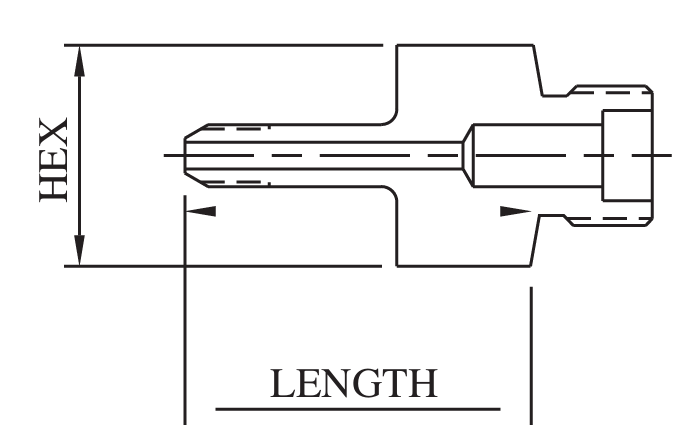 Male M/p Coned And Threaded Tube