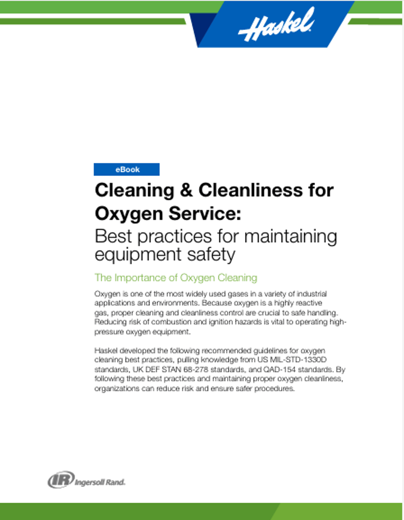 Oxygen Cleaning ebook