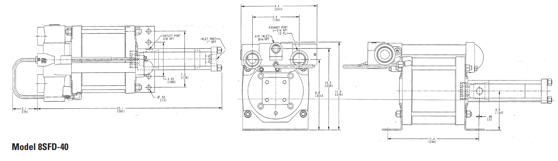 8-hp-Model 8SFD-40