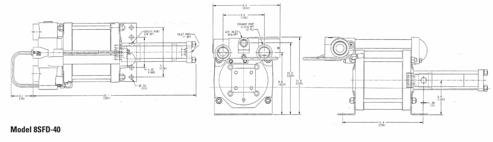 8-hp-Model 8SFD-40