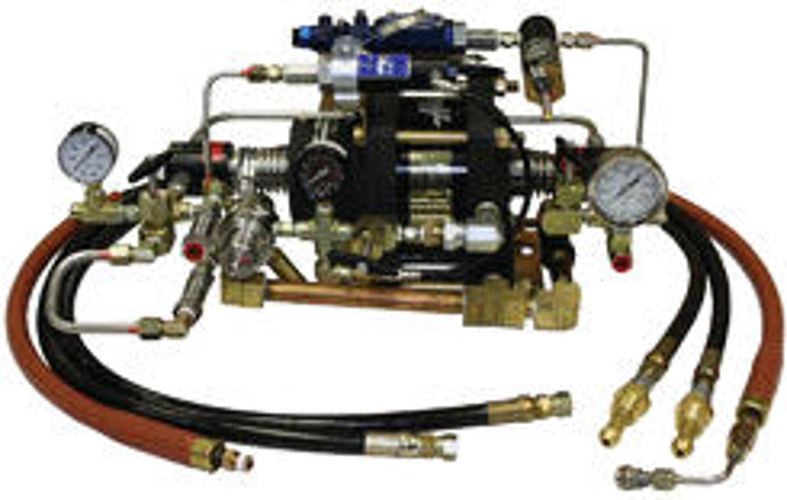 Helicopter Pop Float nitrogen charging