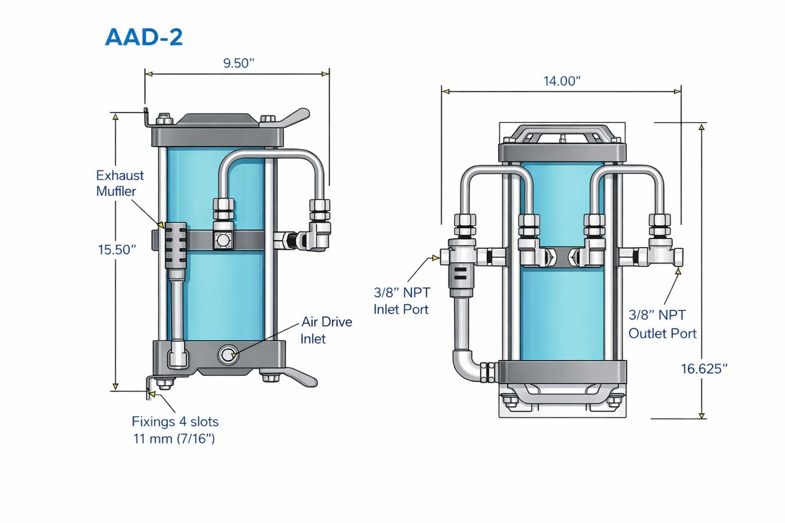 AAD 2 Double Acting, Single Stage