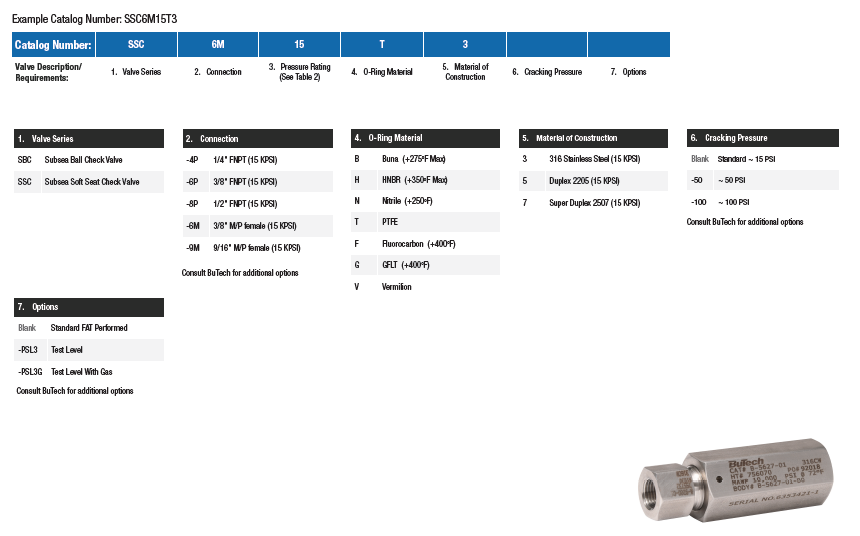 Subsea Check Valves