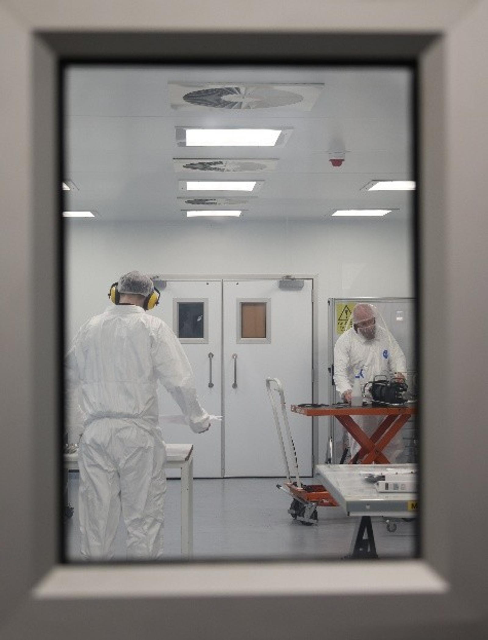 Haskel’s cleanroom