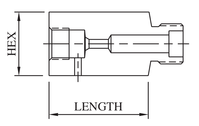 Female M/p Coned And Threaded Tube
