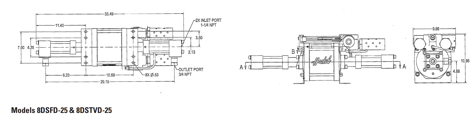 8-hp-Models 8DSFD-25 & 8DSTVD-25