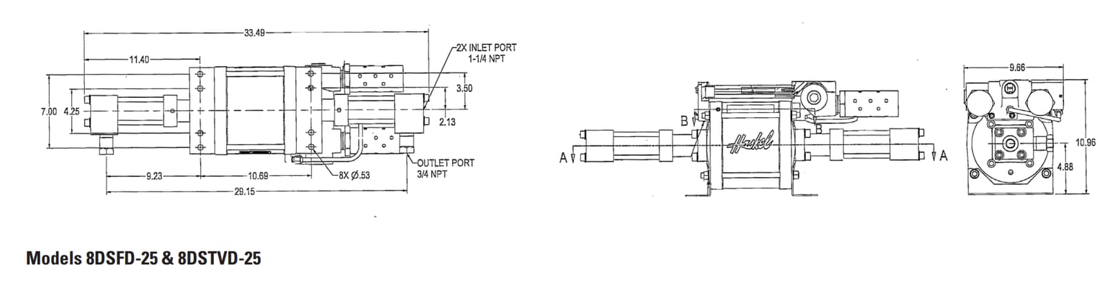 8-hp-Models 8DSFD-25 & 8DSTVD-25
