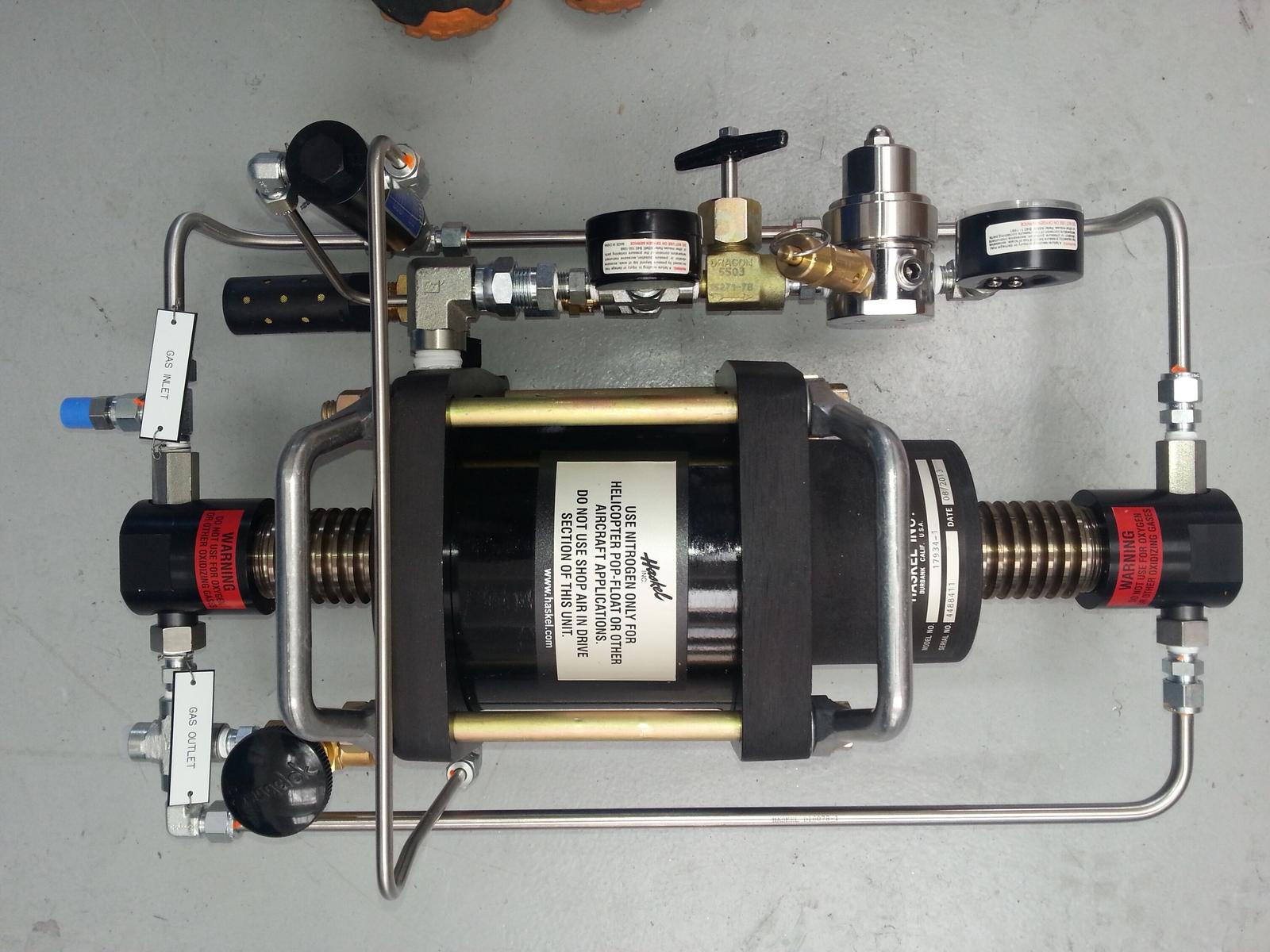 helicopter pop float2 nitrogen charging