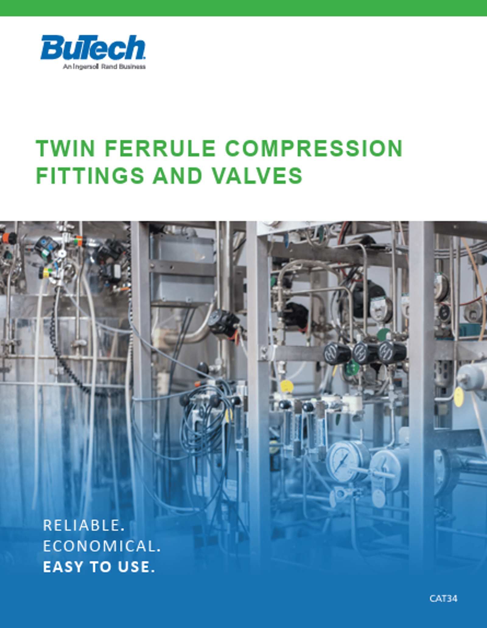 TWIN FERRULE COMPRESSION FITTINGS AND VALVES