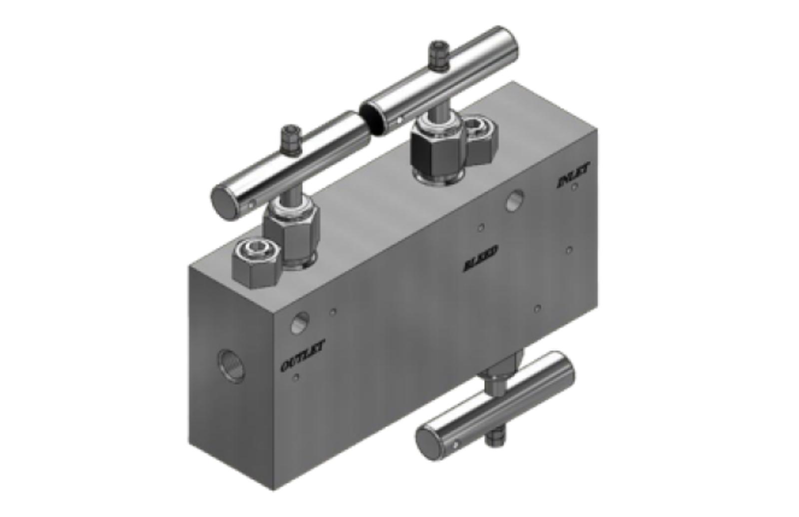 20S5 Manifold Double Block & Bleed Needle Valves