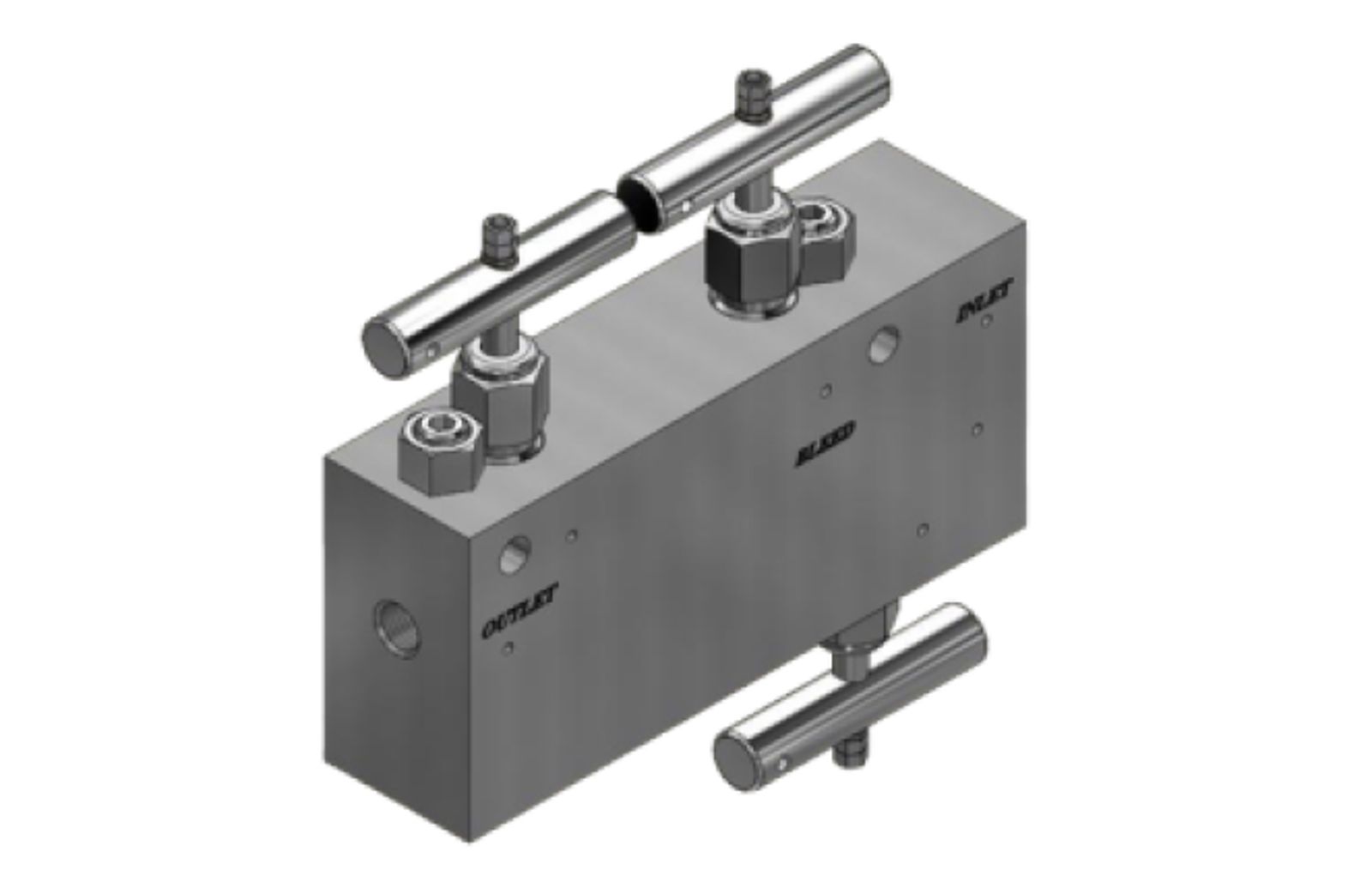 20S5 Manifold Double Block & Bleed Needle Valves