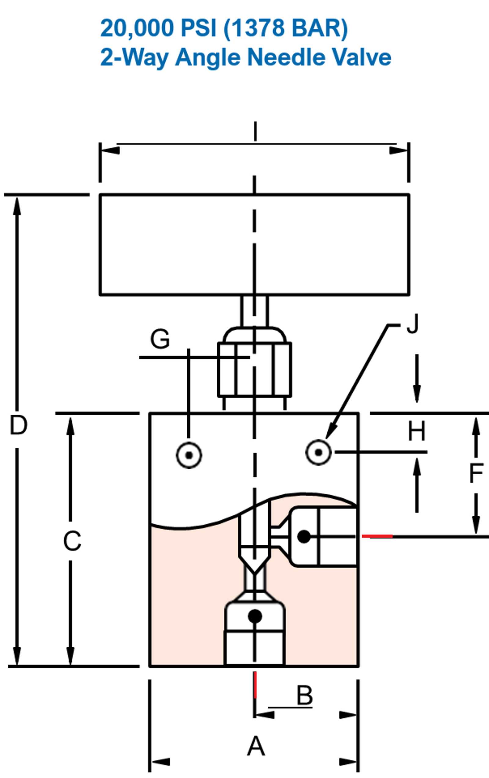 2-Way Angle Needle Valve