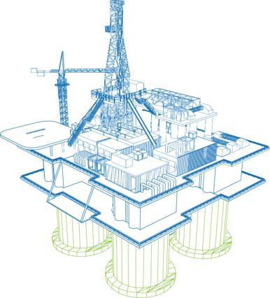  OIl & Gas Line Drawing
