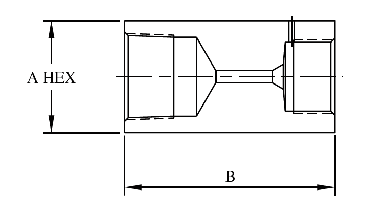 Couplings, H/P Tube to H/P Pipe