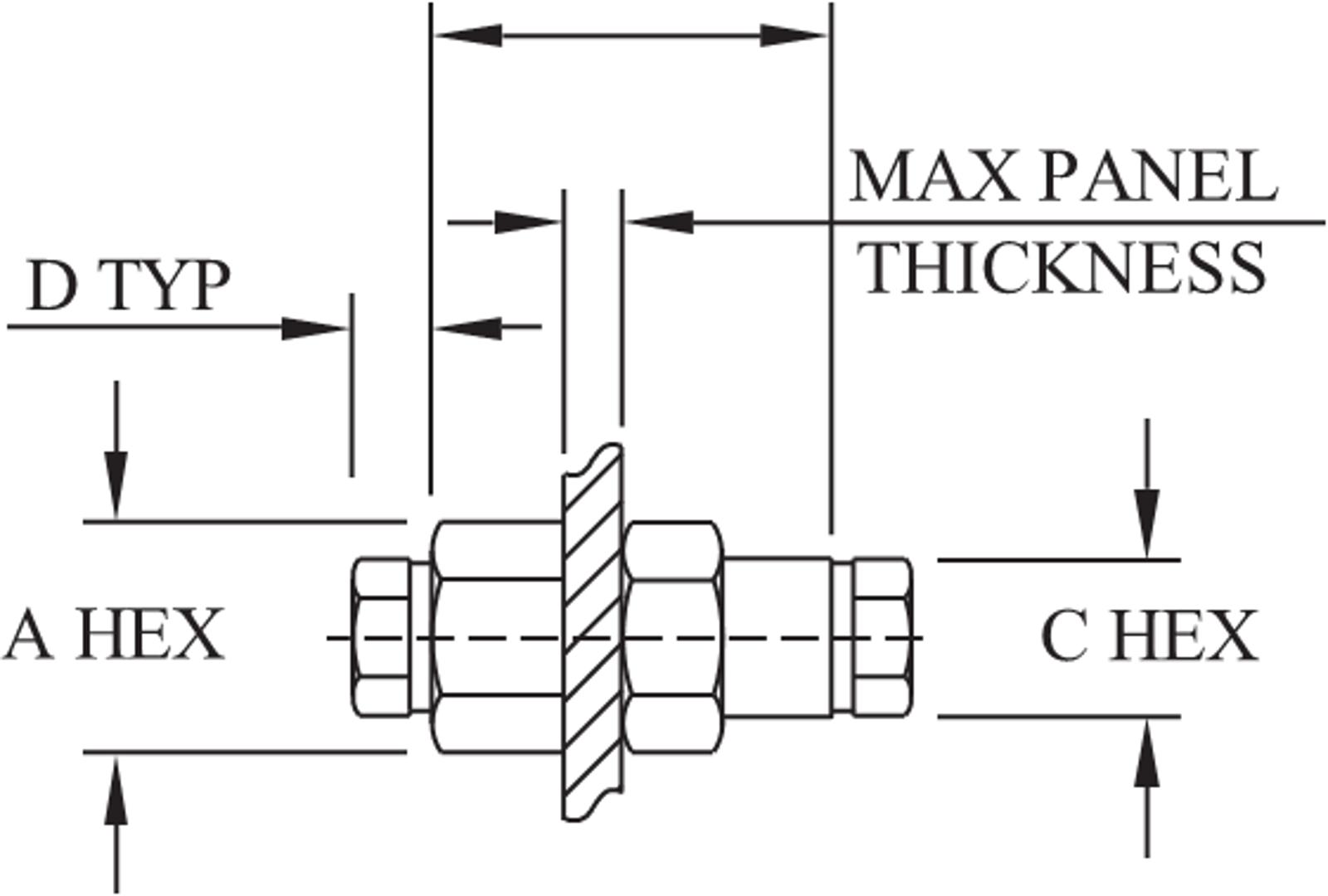 Bulkhead 150000 PSI