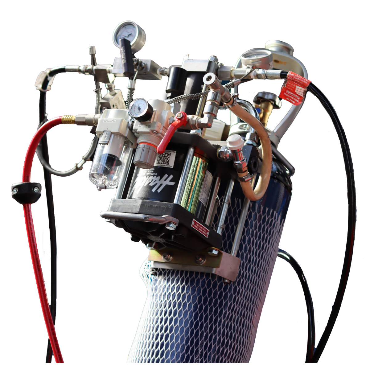 Bottle Mounted Air/Gas Booster System