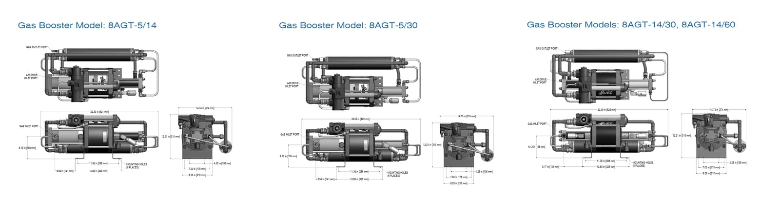8AGT Series Gas Booster Models