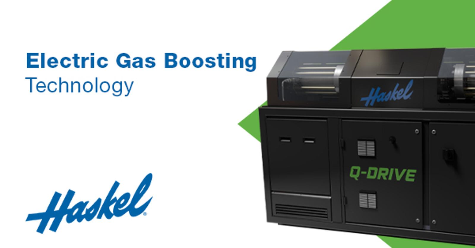 Haskel electric driven Q-Drive gas booster