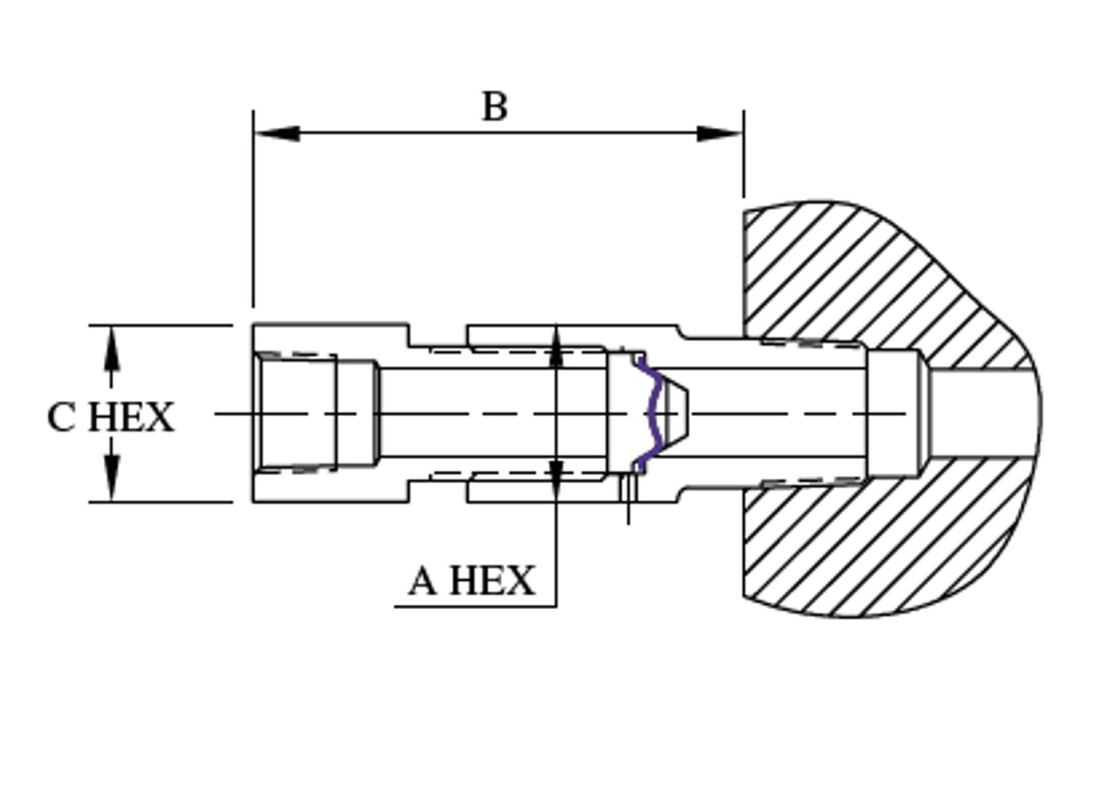 Pipe Safety Heads - 1/4" Angled Disc