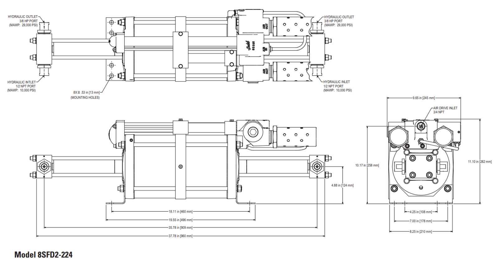 8-hp-Model 8SFD2-224