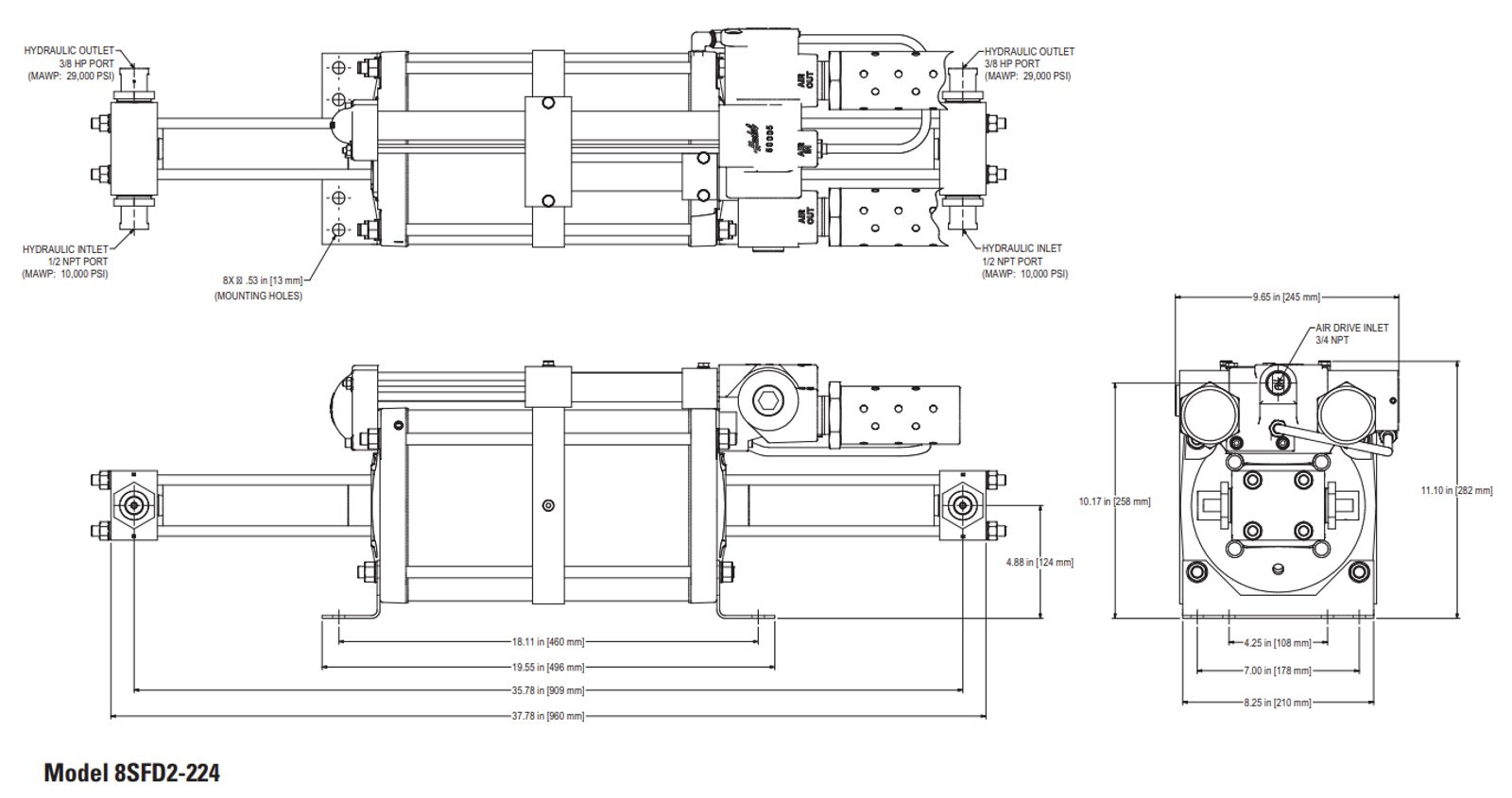 8-hp-Model 8SFD2-224