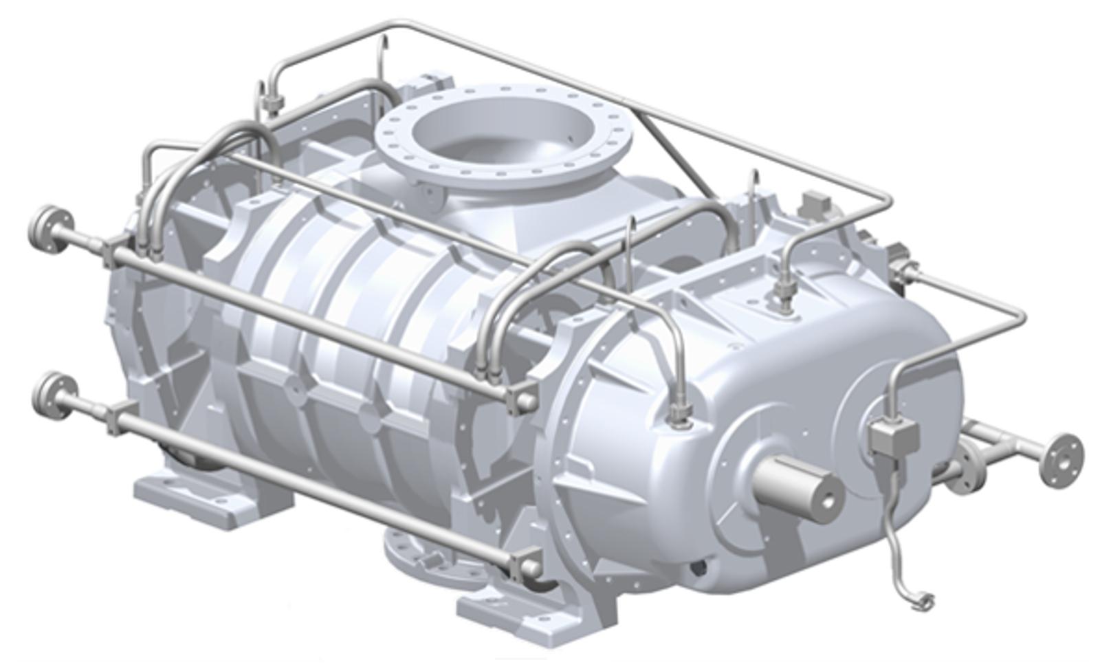 Design of Water injection rotary Lobe Blower by Hibon