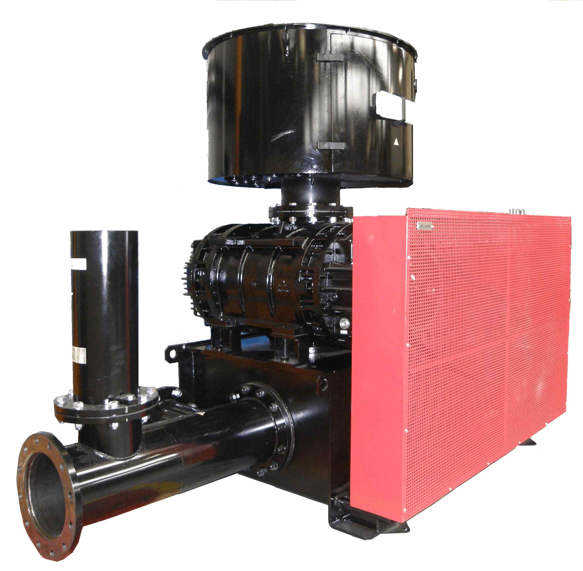 Silentflow Hibon unit used for basin agitation