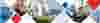 Hibon banner for the nuclear market. The photographic montage depicts the cooling towers of a nuclear facility along with the Hibon offering, featuring its water-injected rotary piston blowers used in the mechanical compression of steam for EPRs.