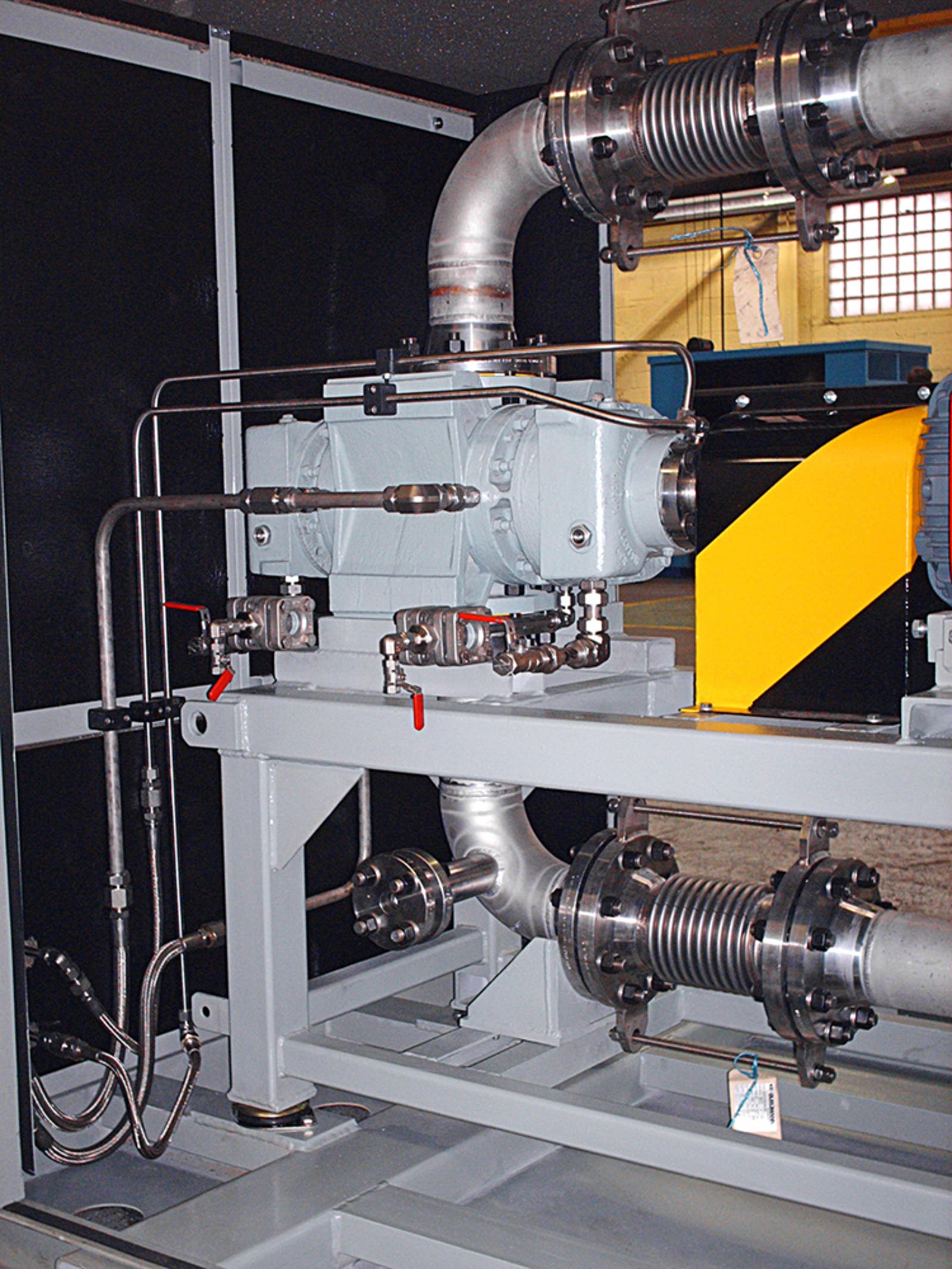 Hibon Eto proces verdringerunit onder behuizing gebruikt voor mechanische stoomcompressie