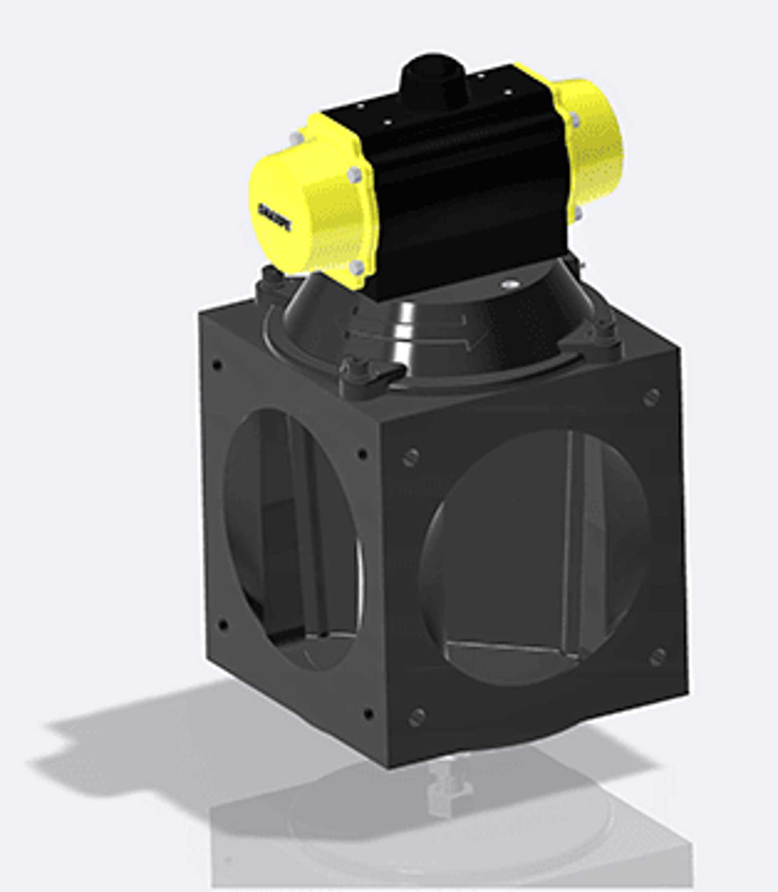Soupape de décharge automatique à 4 voies pour soufflante de camion