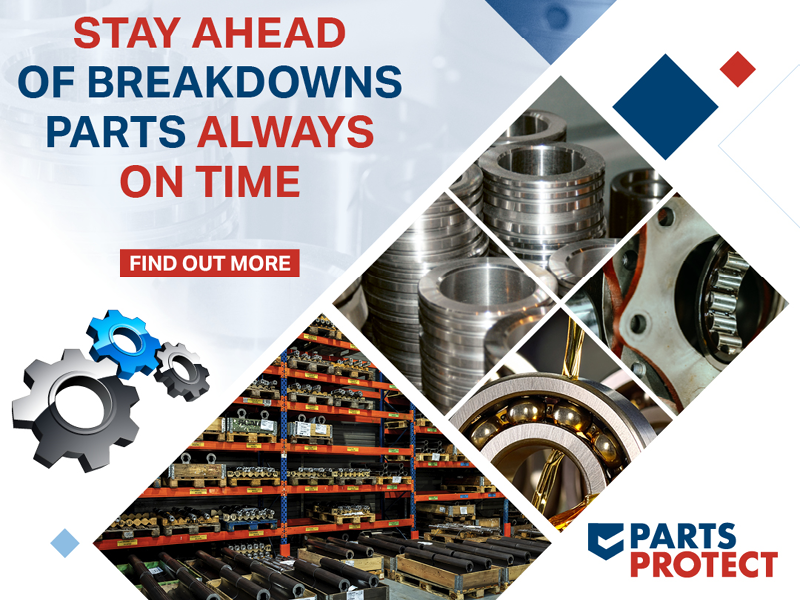 Stay ahead of Breakdowns Parts always on time with parts protect
