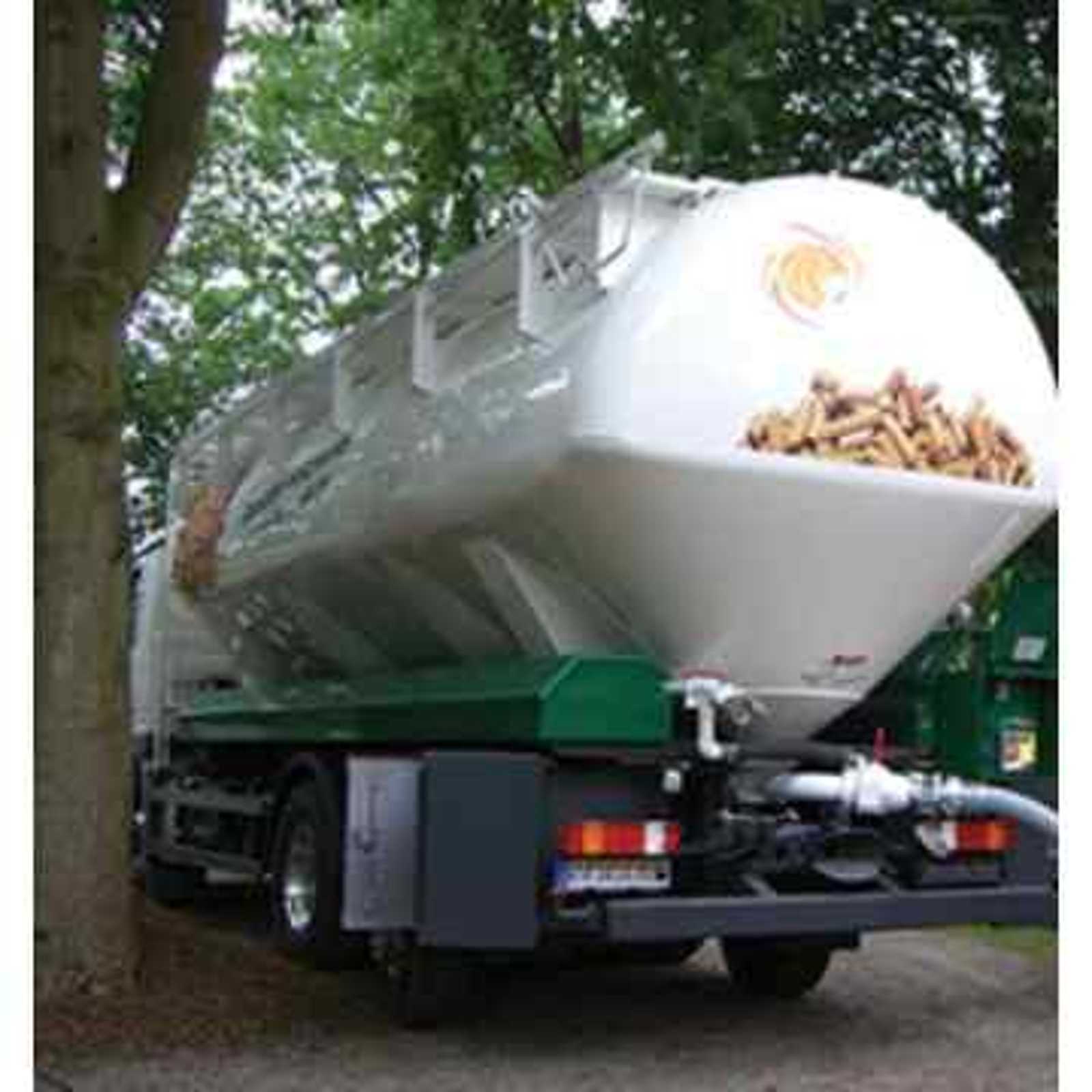 ts xl Hibon truck blowers installed on trucks for drybulk transfer