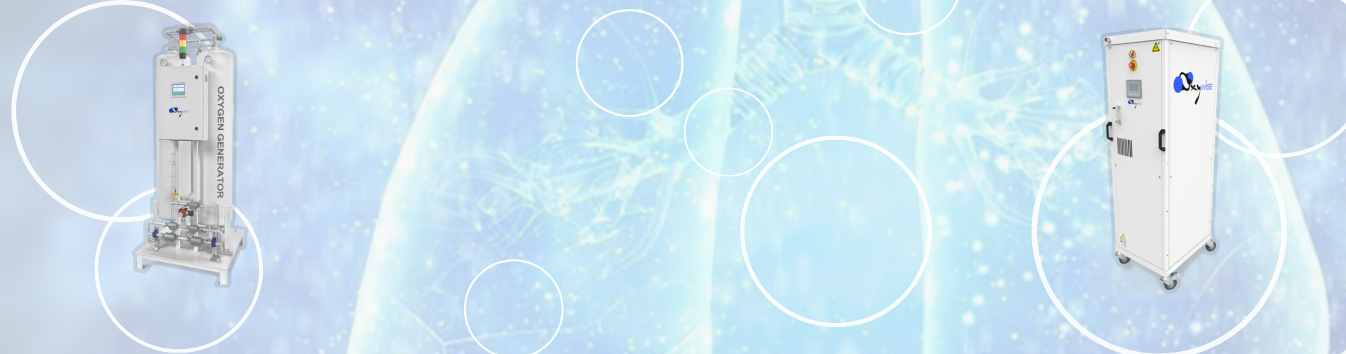 Oxywise Oxygen applications page banner