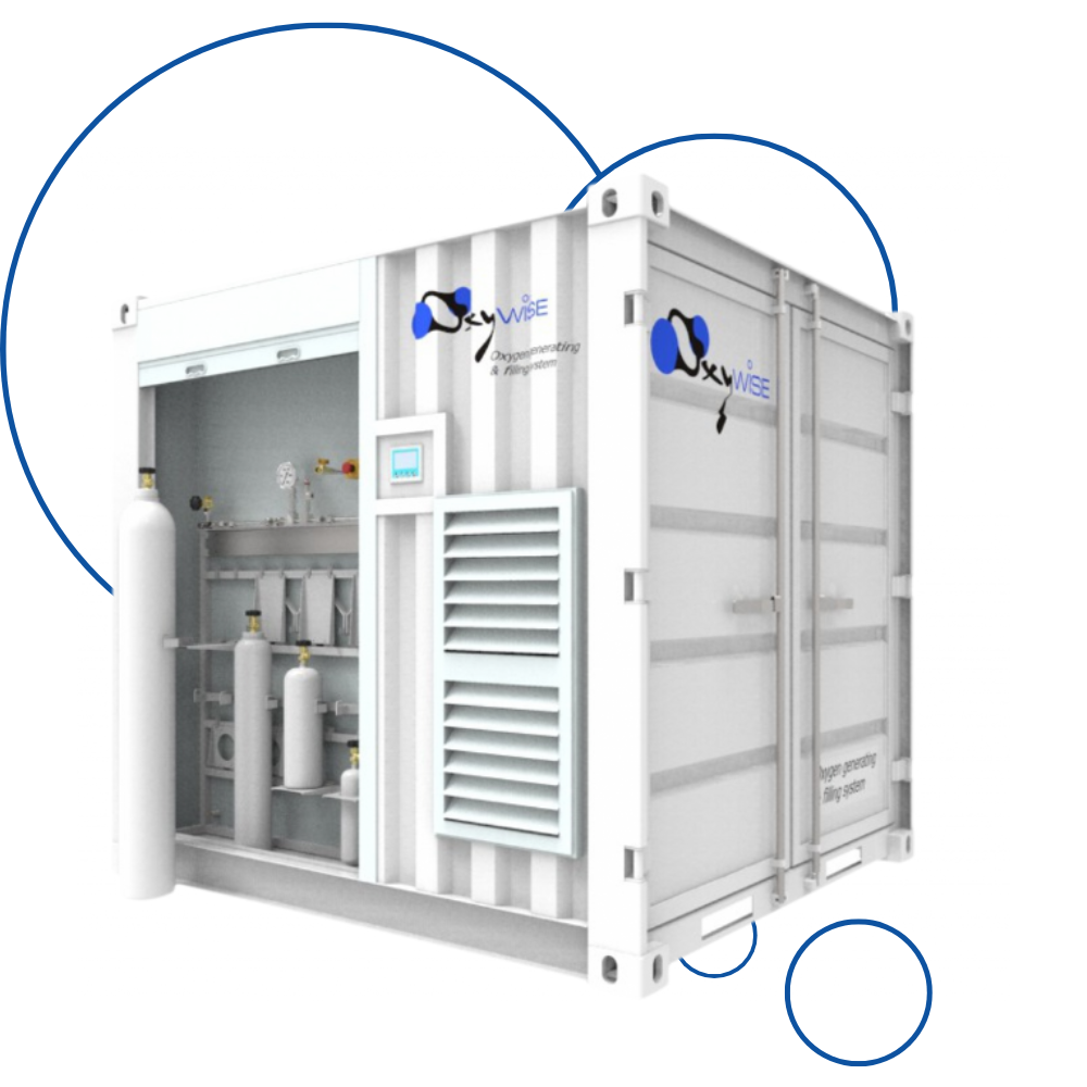 Effizienter Sauerstoffgenerator in Containern | Oxywise