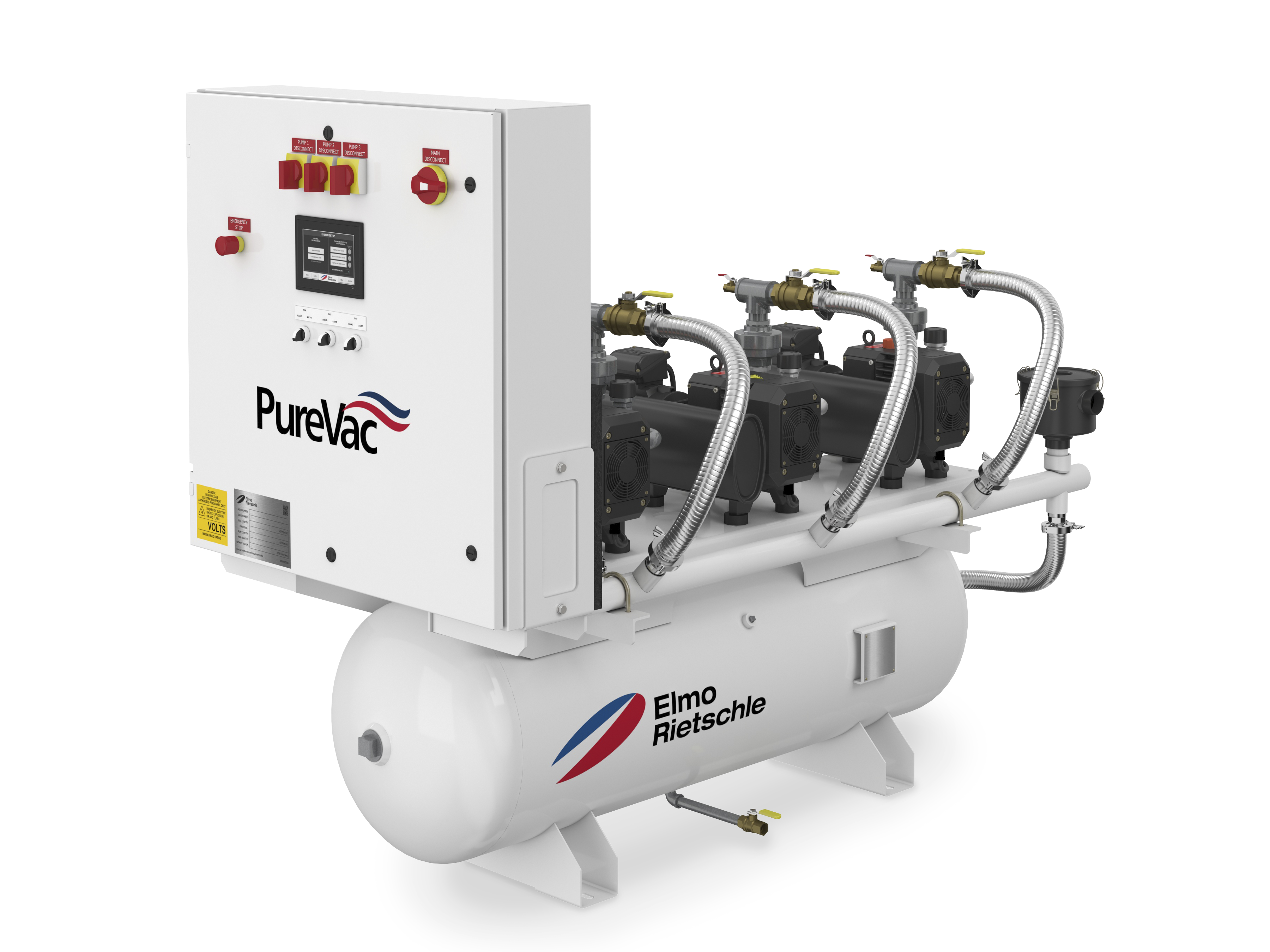 Tank Mounted Industrial Claw Vacuum Systems