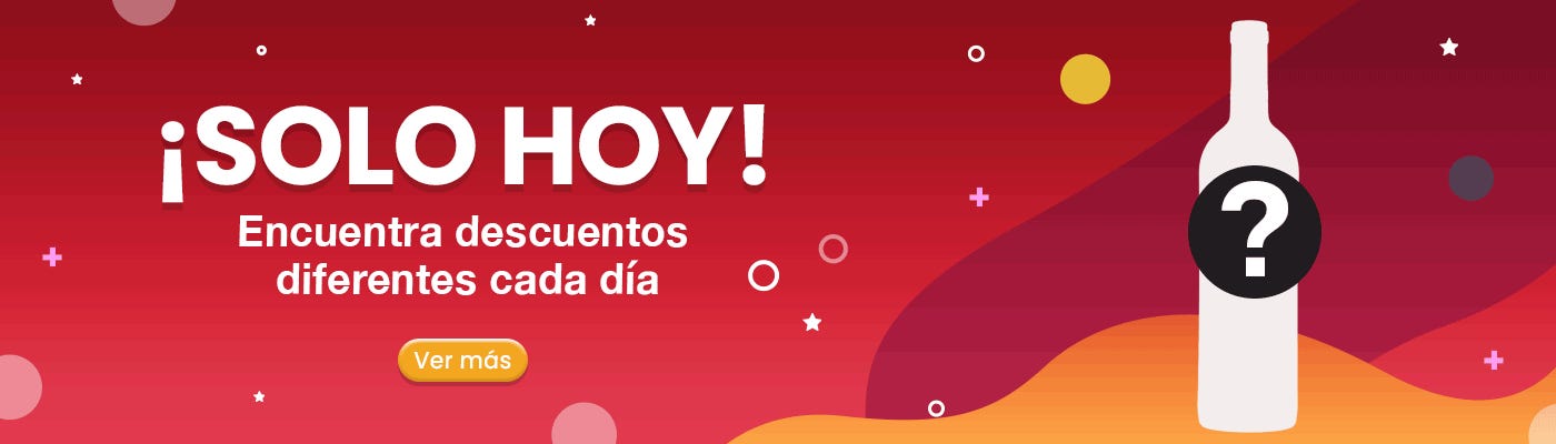 ¡Sólo hoy! Descuentos válidos por un día.