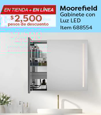 Gabinete con Luz LED
