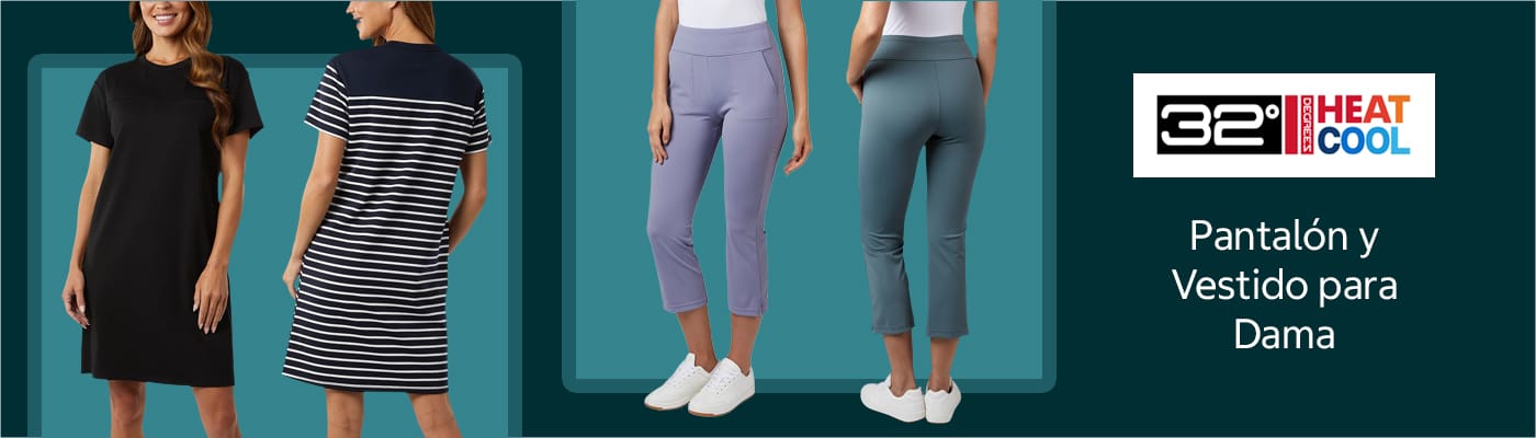 Pantalón y vestido para dama