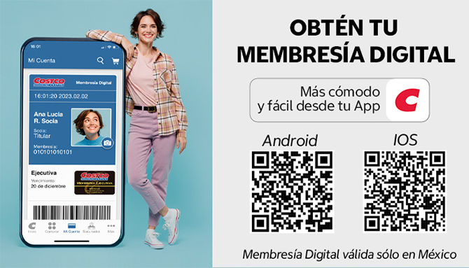 Obtén tu Membresía Digital