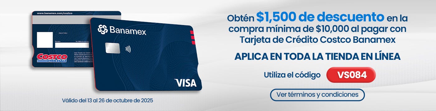Cupón de Descuento con Tarjeta de Crédito Costco Banamex