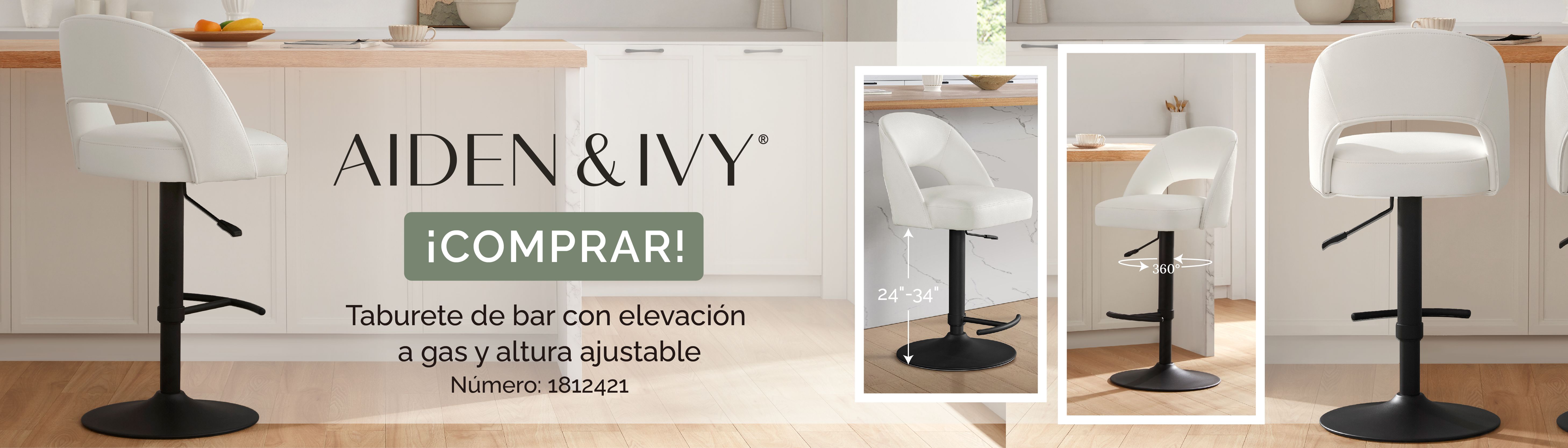 Aiden & Ivy: Taburete de bar