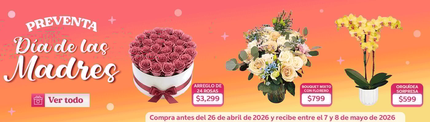 Preventa de Flores día de las madres