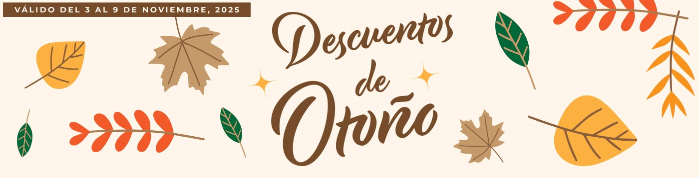Descuentos de Otoño