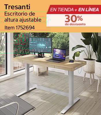Tresanti Escritorio de altura ajustable