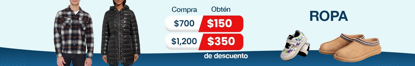 Promoción de Ropa Costco