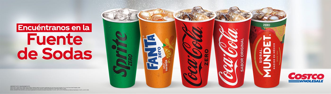 Encuentra Coca Cola en Fuente de Sodas Costco