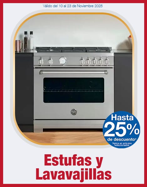 Estufas y Lavavajillas