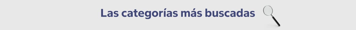 Las categorías más buscadas